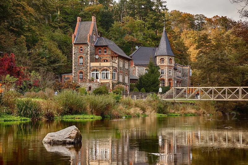 Treseburg in the Harz Mountains on the River Bode