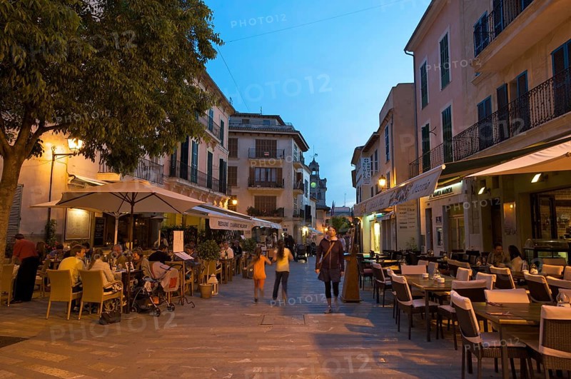 Restaurants, Alcudia, Majorca, Majorca, Balearic Islands, Spain