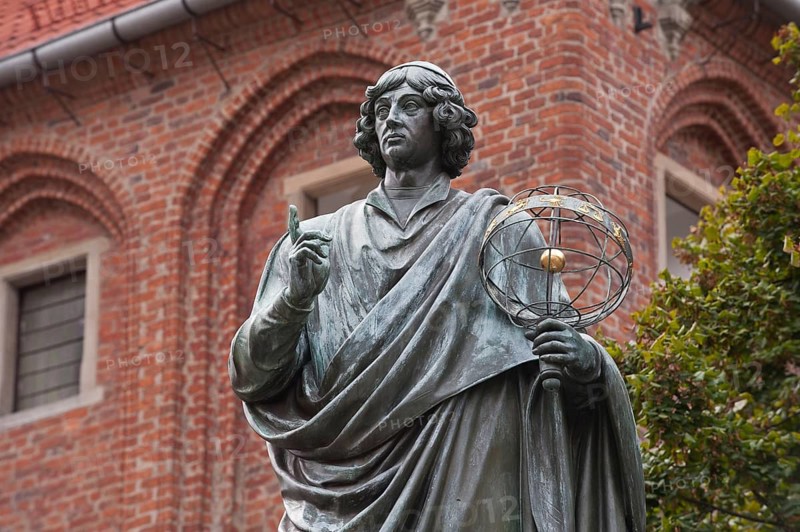 Nicolaus Copernicus Monument, Thorn, Kujawsko-Pomorskie, Poland, Torun