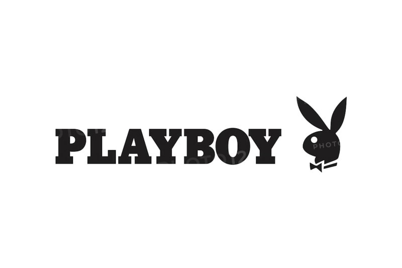 Logo, Playboy, men's magazine, US-American men's magazine, photography, nude photography, beautiful woman studio shot, Federal Republic of Germany