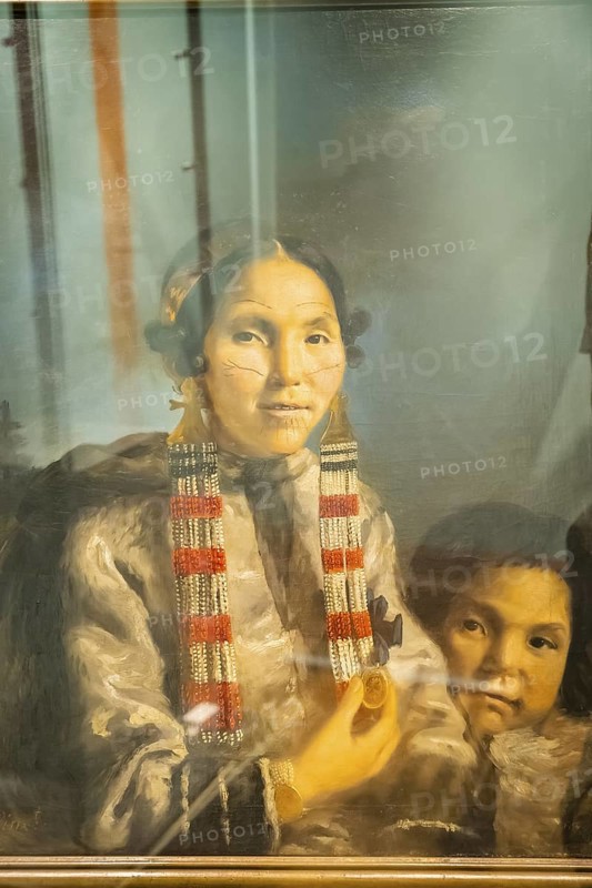 From 21 June to 2 November 2025, visitors to the special exhibition rooms at Moritzburg Castle will encounter a controversial and multi-layered topic. Gaudy signposts, a kayak on the castle terrace and a large exhibit in the central stone hall draw visitors' attention to the new exhibition Thin Ice - Inuit on Show. Exactly 200 years ago, the young Inuit George and Mary from Labrador set foot on Saxon soil for the first time. In 1825, they entertained the royal court in Moritzburg with hunting and rowing demonstrations, archery, fishing and the spectacular capsize roll on the castle pond. The exhibition focuses on the tragic story of George and Mary. Our aim is to tell the story of what happened 200 years ago in Moritzburg, Moritzburg, Saxony, Germany
