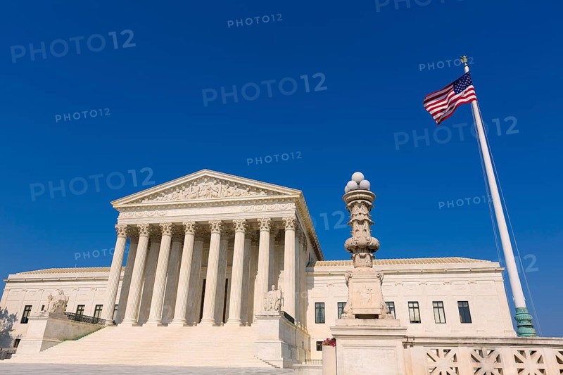 Supreme Court of United states building in Washington DC
