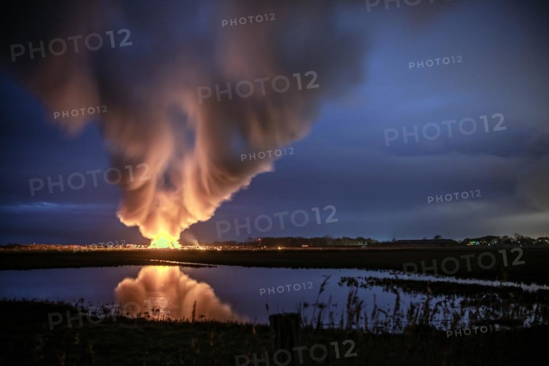 Biike burning in Keitum on the island of Sylt