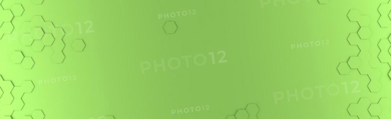 Abstract modern green honeycomb background, 3d rendering