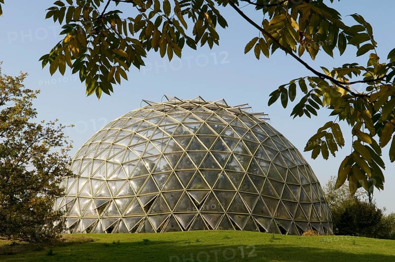 Dome-shaped greenhouse, Botanical Garden, Düsseldorf, North Rhine-Westphalia, Germany