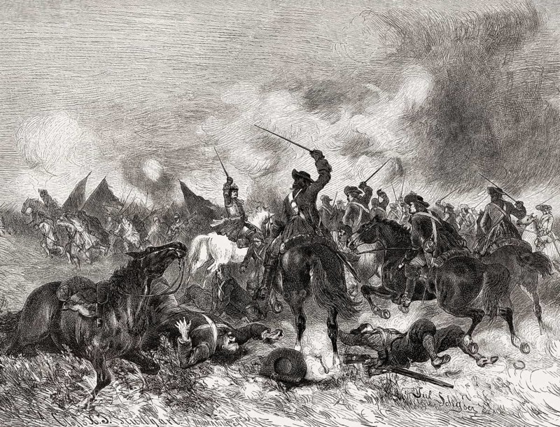 The Battle of Fehrbellin on June 18, 1675