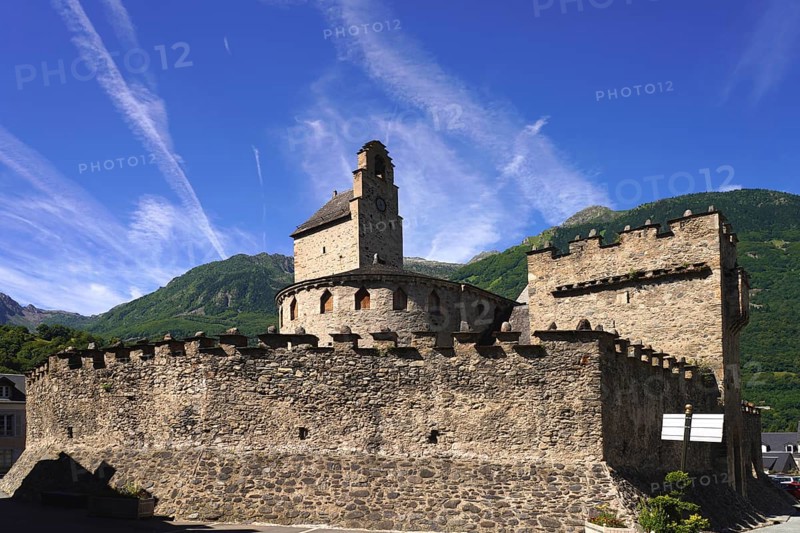 The Church of Saint-André or Church of the Templars in Luz-Saint-Sauveur, Pyrenees, France