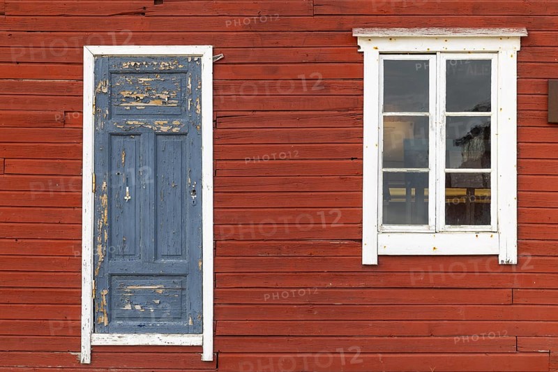 Ny Alesund Museum, wooden house, Ny-Alesund, Spitsbergen, Svalbard