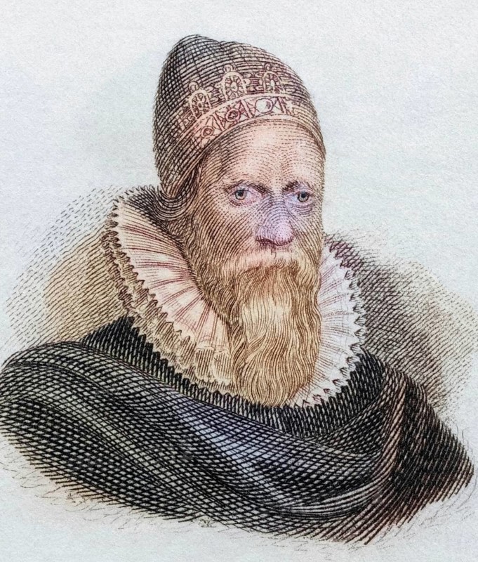 Henry Spelman (born 1562 in Congham, Norfolk, died in front of 14 October 1641 in London) was an English historian and parliamentarian, from the book Crabbe's Historical Dictionary, 1825, Historical, coloured, digitally restored reproduction from a 19th century original, Record date not stated