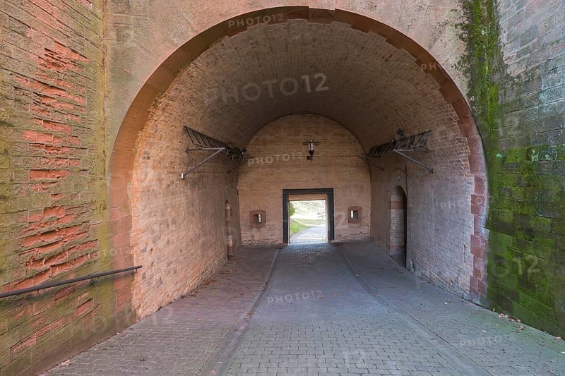 Germersheim Fortress, royal Bavarian fortress, Fronte Lamotte, Germersheim, Rhineland-Palatinate, Germany