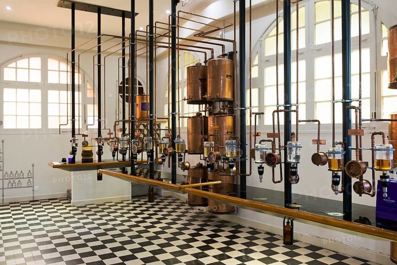 Interior view, Perfumery Molinard, Perfume manufacturer, Grasse, Alpes Maritimes, Provence Alpes Cote d'Azur, French Riviera, South of France, France