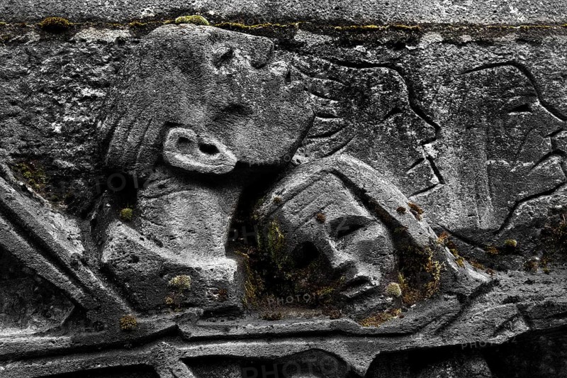 Bittermark memorial, memorial site, detail of the relief, artist Karel Niestrath, Dortmund, Ruhr area, North Rhine-Westphalia, Germany