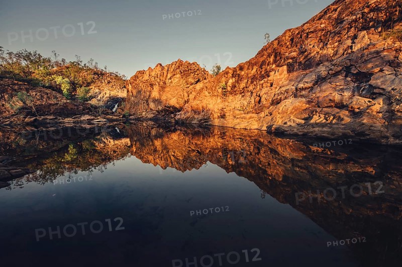 Sunrise Edith Falls in northern Australia, Australia