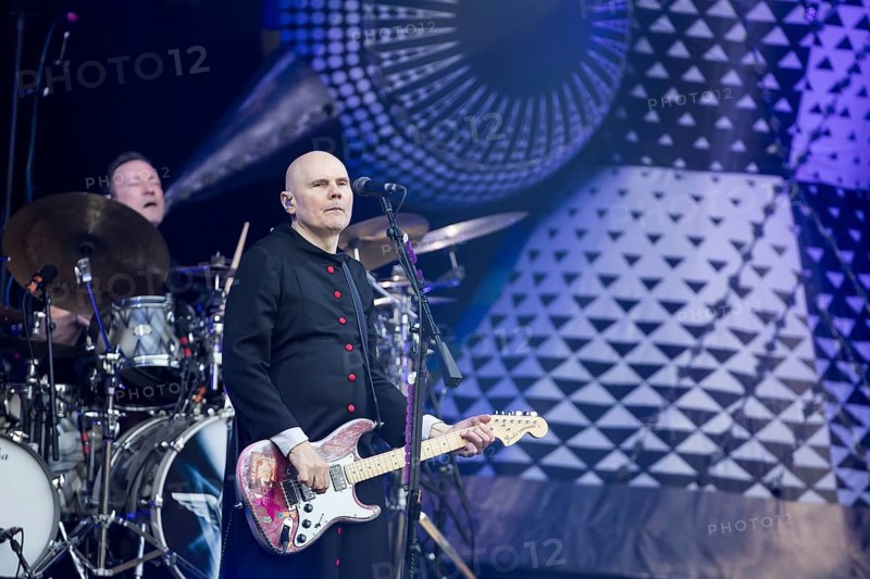 Jimmy Chamberlin (drummer) and Billy Corgan (singer) from The Smashing Pumpkins live on The Aghori Tour at the Zitadelle Spandau in Berlin on 06/08/2025