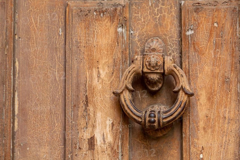 Door knocker, Sicily, Italy