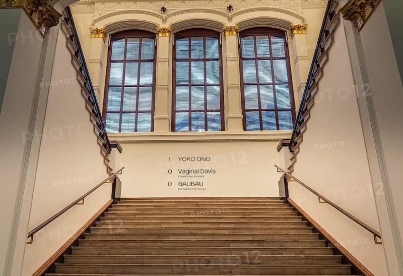 Gropius Bau Berlin, interior view, staircase, Berlin, Germany