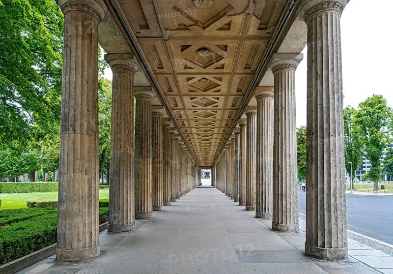 Kolonnadenhof - Colonnades on Berlin's Museum Island, Germany