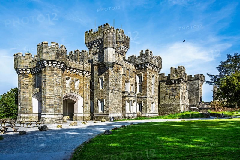 Wray Castle, Lake Windermere, Ambleside, Lake District, Cumbria, England, United Kingdom