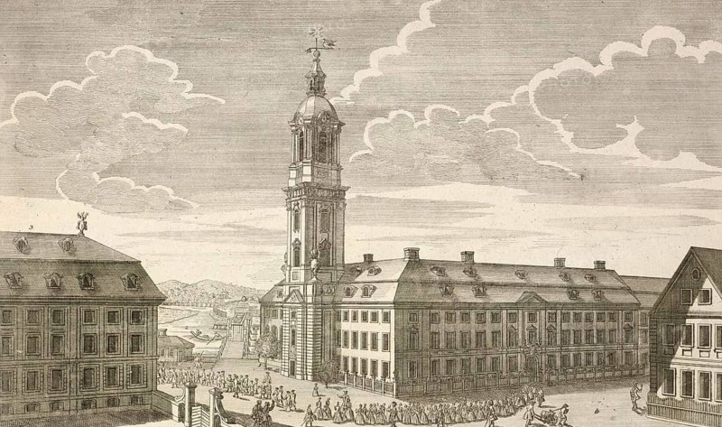 Friedrichs-Hospital and orphanage in Berlin, Germany, around 1880, digitally restored reproduction of a 19th century illustration, historical, exact date unknown
