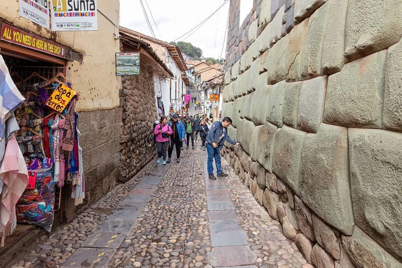 Inca wall, Cusco, Peru