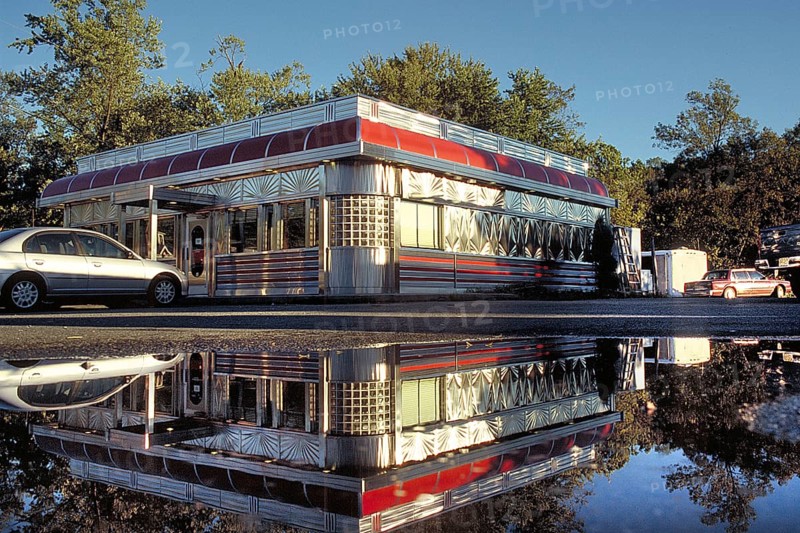 Diner Restaurant, typical restaurant for North America, New Jersey, USA
