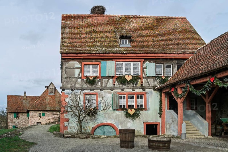 Ecomusée d'Alsace, the largest open-air museum in France, Alsace, France