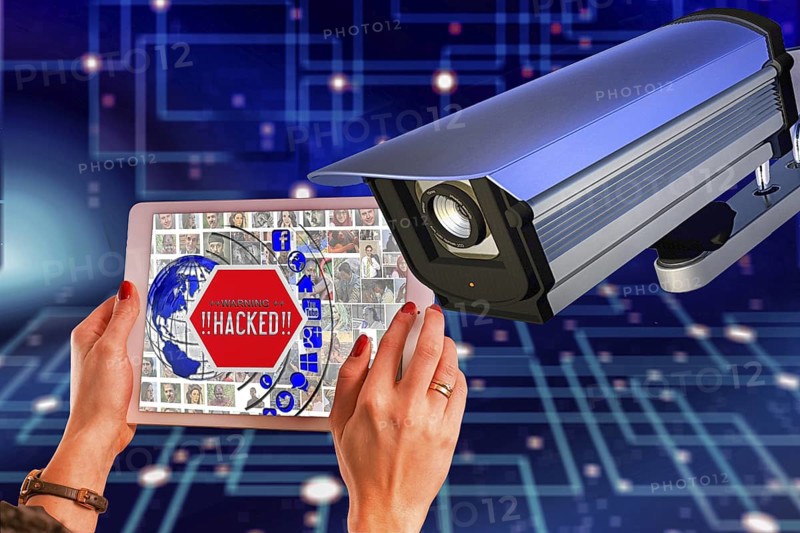Symbolic image, cyber security, cyber attacks worldwide, computer crime, digital IT attacks, economy, energy industry, nuclear power plants, society, hackers, data theft, espionage, malware, phishing attacks, spoofing, passwords, DDOS attacks, competition, secret services, organised crime, Germany, EU, AI, AI