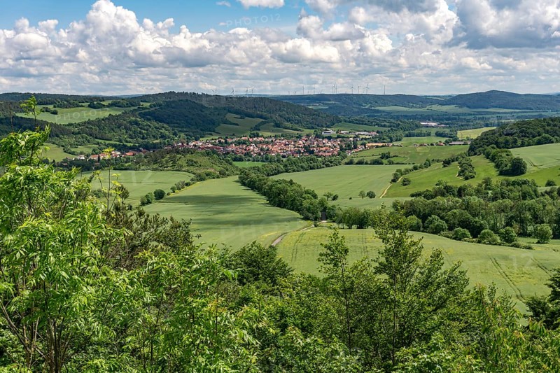Landscape near Ifta between Hesse and Thuringia, Germany