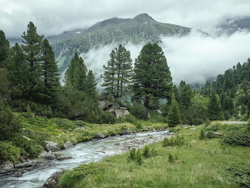 Windbach, Windbachtal, Krimmler Tauern, Pinzgau, Salzburg, Austria