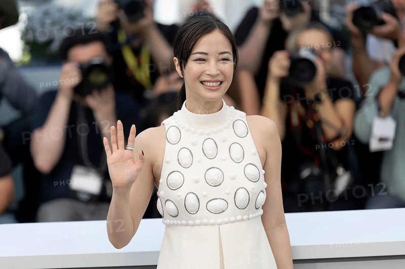 Cannes, France - 15.5.2024: Suzu Hirose during the photocall for A PALE VIEW OF HILLS at the 78th Cannes International Film Festival. The film festival will take place from 13 to 24 May 2025