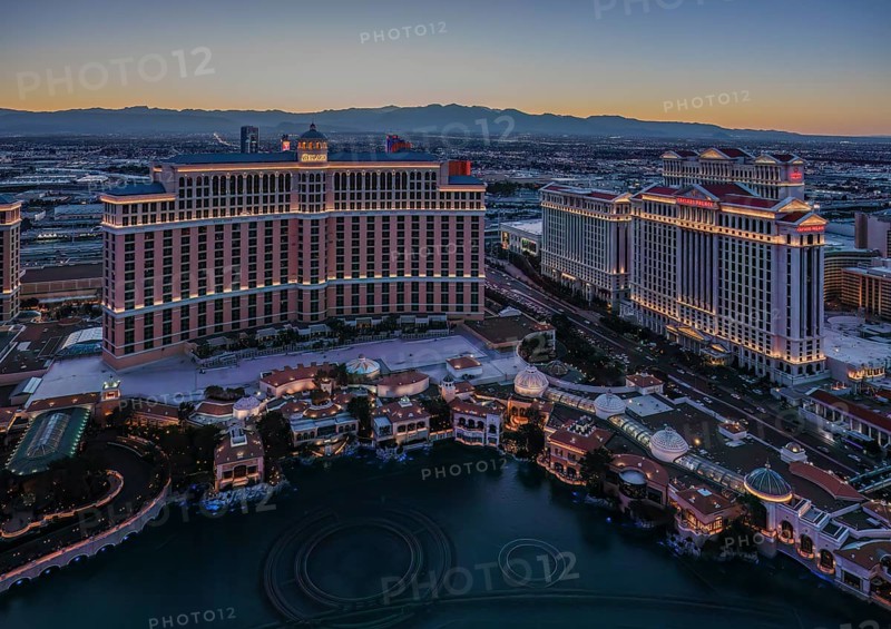 Casinos along Las Vegas Boulevard in Las Vegas, Nevada