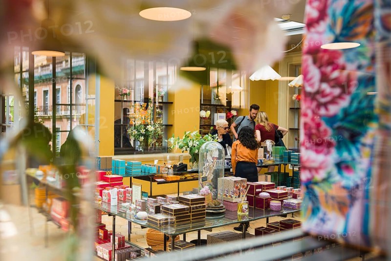 Interior view, Fragonard perfumery, perfume manufacturer, Grasse, Alpes Maritimes, Provence Alpes Cote d'Azur, French Riviera, South of France, France