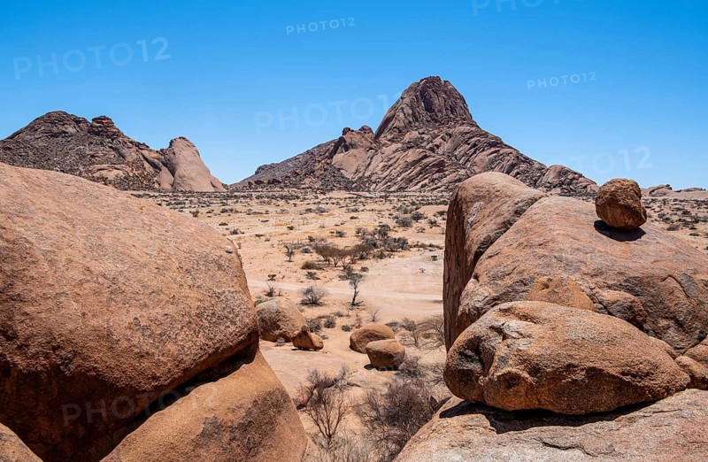 Rock formation, Pontok Mountains, Great Spitzkoppe, Spitzkoppe, Great Spitzkoppe Nature Reserve, Namibia