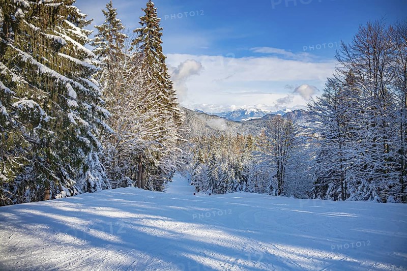 The Goetschen piste in Berchtesgadener Land, Bavaria, Germany
