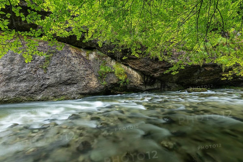 Wild and romantic Weißbach Gorge near Inzell