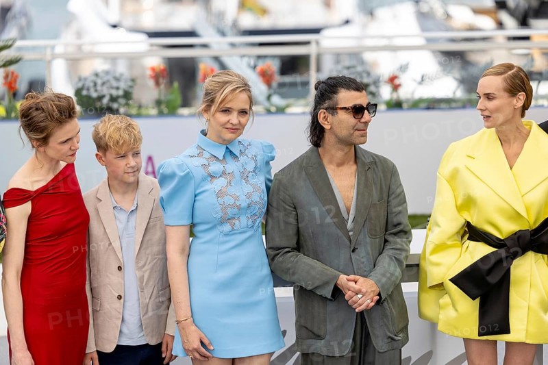 Cannes, France - 16.5.2024: Lisa Hagmeister, Jasper Ole Billerbeck, Laura Tonke, Fatih Akin, Diane Kruger during the AMRUM Photocall at the 78th Cannes International Film Festival. The film festival takes place from 13 to 24 May 2025