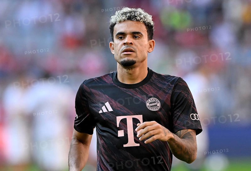 Luis Diaz FC Bayern Munich FCB (14) Warm-up training Telekom Cup Allianz Arena, Munich, Bavaria, Germany