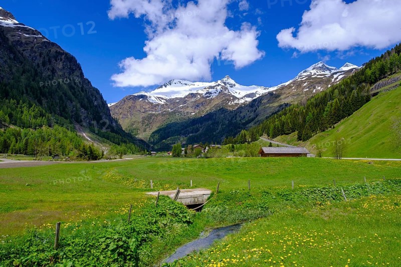 Matreier Tauernhaus, Tauer, Gschlösstal, Tauerntal, East Tyrol, Austria