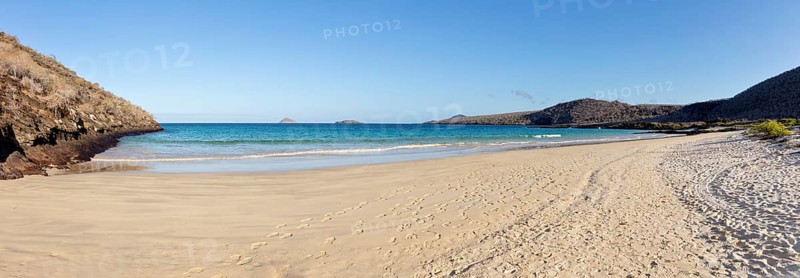 Beach, bay, Cormorant Point, Galapagos, Ecuador