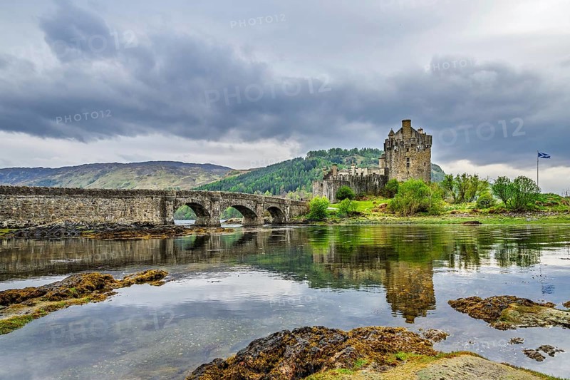 Eilean Donan Castle, Loch Duich, Isle of Skye, Highlands, Scotland, UK