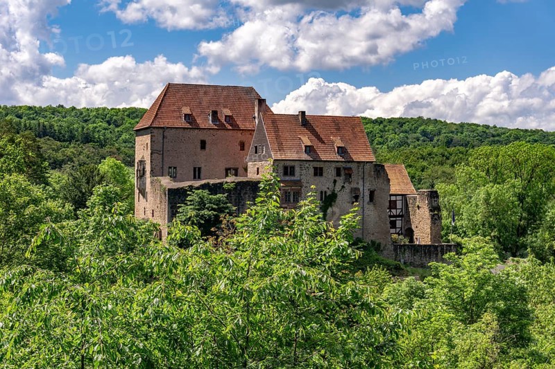 Tannenberg Castle or Tannenburg Castle near Nentershausen, Hesse, Germany