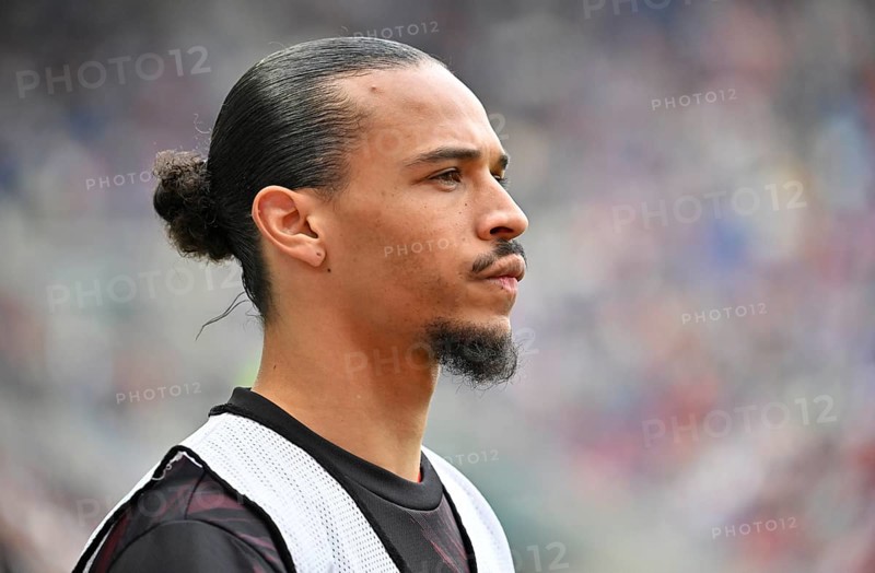 Leroy Sane FC Bayern Munich FCB (10) portrait in the substitutes' jersey, PreZero Arena, Sinsheim, Baden-Württemberg, Germany