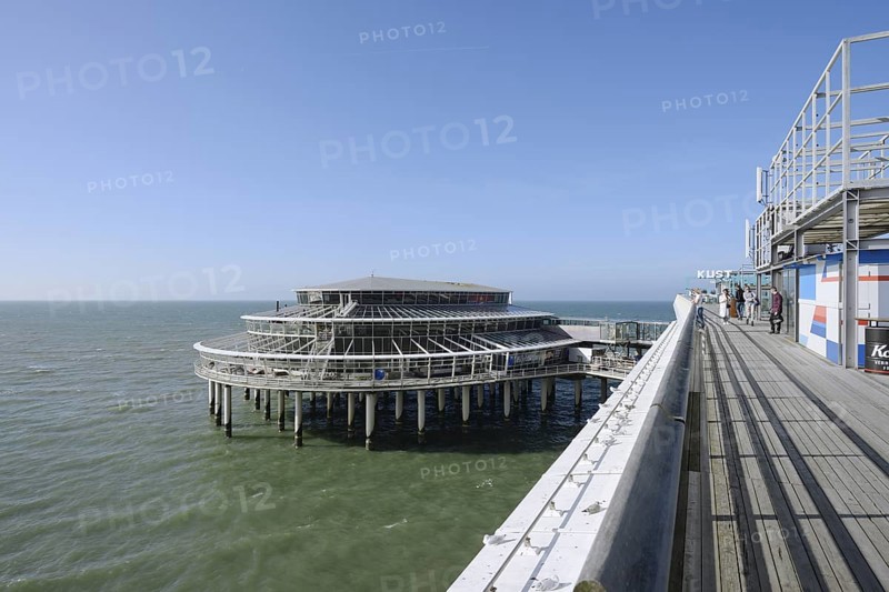 Scheveningen pier, The Hague, Dutch North Sea coast, South Holland, Netherlands