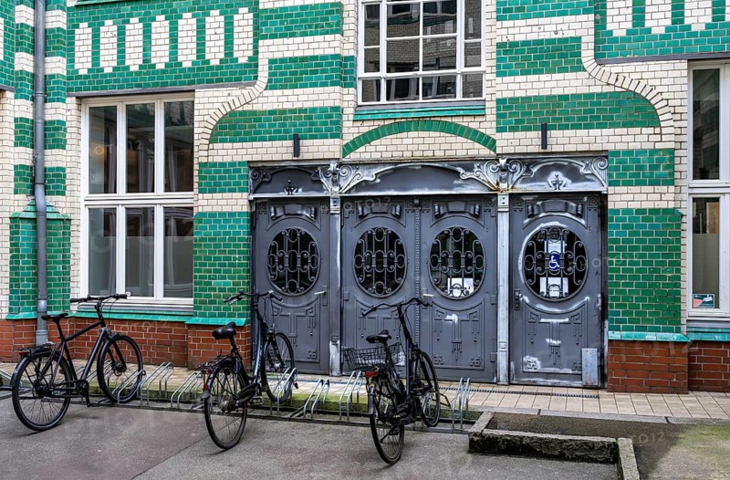 Old town house, historic residential and commercial building in Berlin Mitte, Klosterstraße, Klosterviertel, Berlin, Germany