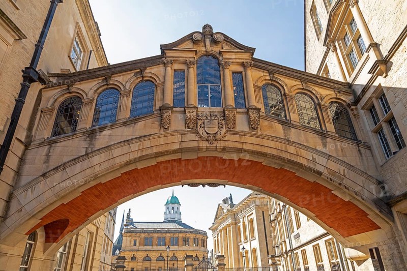 Hertford Bridge, Bridge of Sighs, Sheldonian theatre, Oxford, England, Great Britain