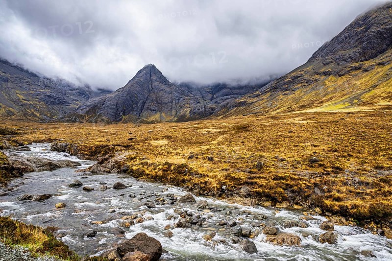 Fairy Pools and Waterfalls, Glen Brittle, Black Cuillin, Isle of Skye, Scotland, UK