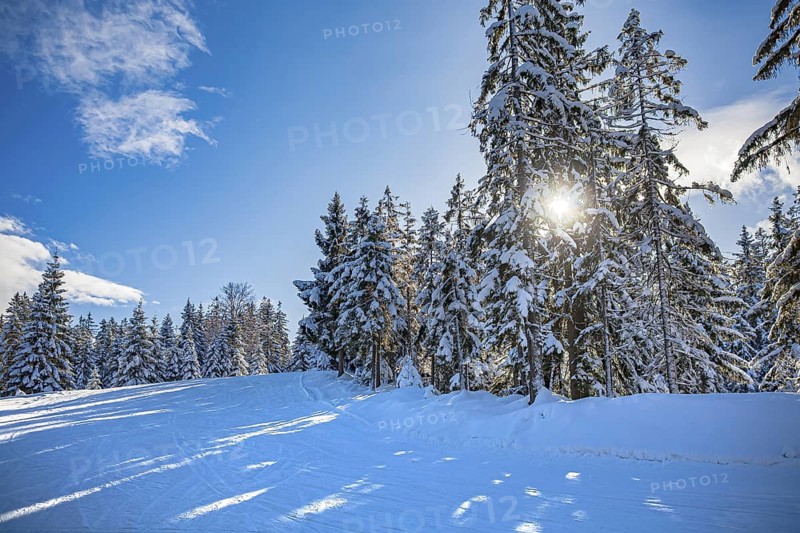 The Goetschen piste in Berchtesgadener Land, Bavaria, Germany