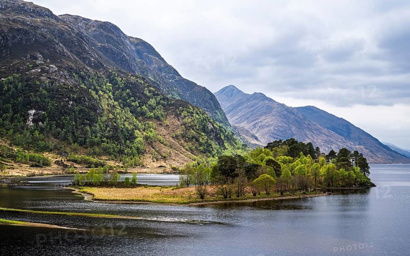 Loch Shiel, Glenfinnan Viaduct, River Finnan, West Highland, Scotland, United Kingdom