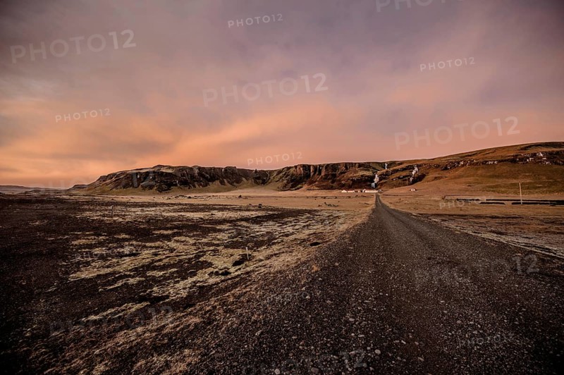 Ring Road, Mountains, Southern Iceland, Sunset, Winter, Cold, Iceland* Ring Road, Mountain Range, Southern Iceland, Rocks, Sunset, Cold, Iceland