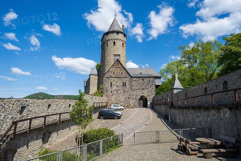 Altena Castle, Altena, Sauerland, Westphalia, North Rhine-Westphalia, Germany